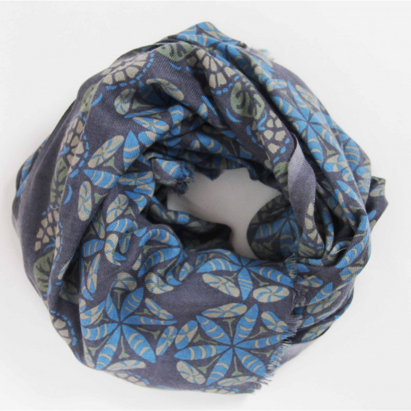 Echarpe XL Flamenco Gris Grey