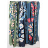 Echarpe XL Passiflore Kaki