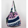 Cabas en coton upcycling Onirique Rose Pink