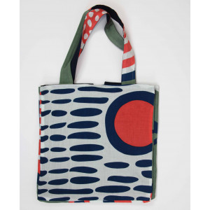 Cabas en coton upcycling Onirique Orange