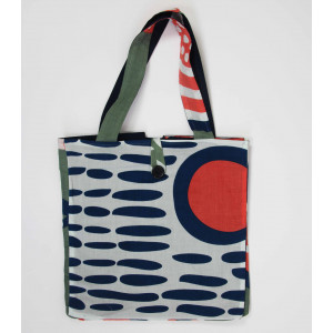 Cabas en coton upcycling Onirique Orange