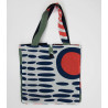 Cabas en coton upcycling Onirique Orange