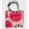 Cabas en coton upcycling Equateur Rose Pink