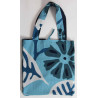 Cabas en Coton Upcycling Equateur Bleu Blue