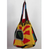 Cabas en coton upcycling Sunshine Noir