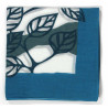 Carré Coton Palenque Bleu Blue