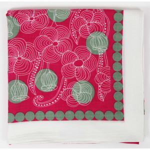 Carré Coton Burma Fuchsia