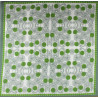 Carré Coton Burma Vert Green