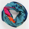 Foulard Coton Bio Cap Breton marine Navy