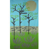 Foulard Coton Bio Cap Breton Vert Green