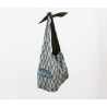 Sac Bobby en Soie Pondichery Bleu