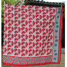 Carre Coton Bio Diego Rouge