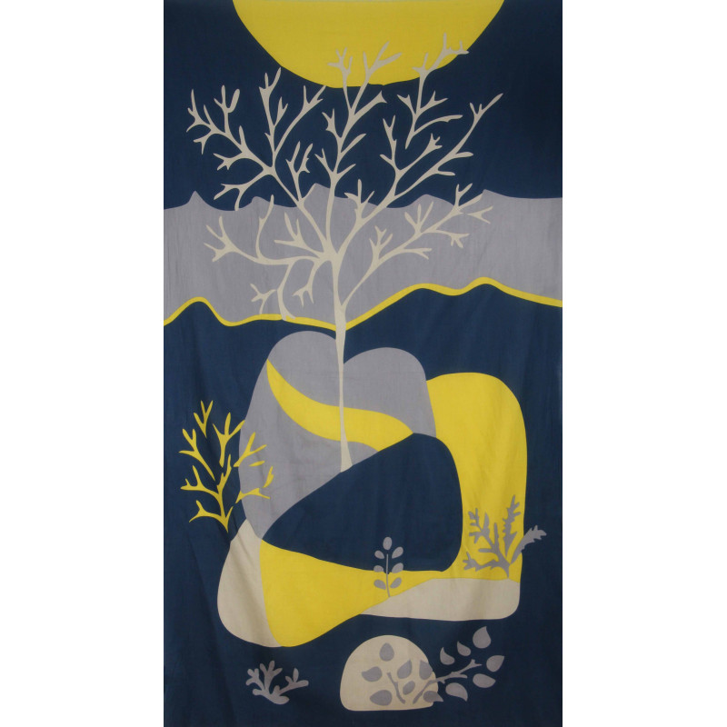 Foulard Coton Bio Luna Marine