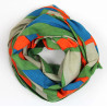 Foulard Coton Bio Cosmopolis Kaki
