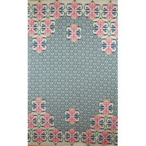 Foulard Coton Bio Medicis Bleu