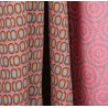 Foulard Coton Bio Pivoine Rose