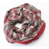 Echarpe Laine Ombrelle Rouge Red