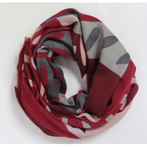 Echarpe Laine Eden Rouge Red