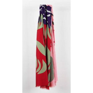 Foulard Coton Bio Cap Breton Rouge Red
