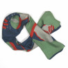 Carré Soie Pacifique Vert