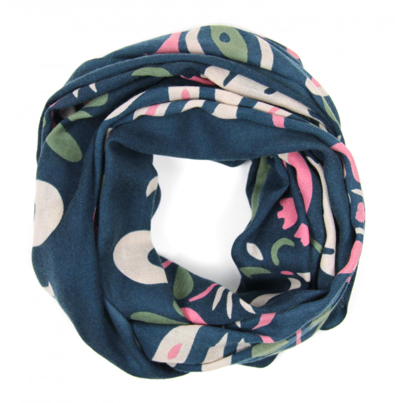 Echarpe Laine Yvonna Marine