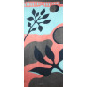 Echarpe Laine Palme Marron