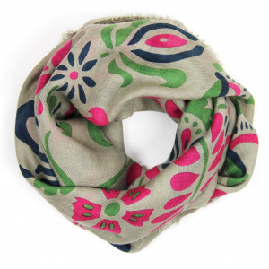 Carré Laine Tatiana Fuchsia