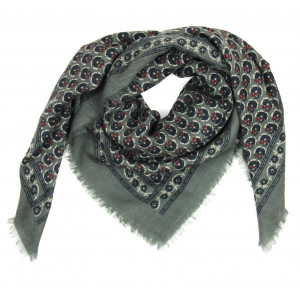 Wool Square Valentine Kaki
