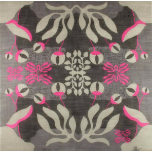 Carré Laine Abysse Fuchsia