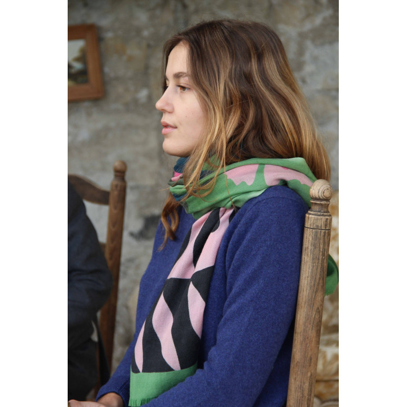 Echarpe XL Oasis Vert Green