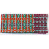Foulard Coton Bio Baroque Fuchsia