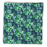 Carré Coton Malmo Bleu Vert