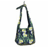 Sac Bobby en Soie Bergamote Marine
