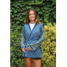 Kimono Sunflower Marine Navy