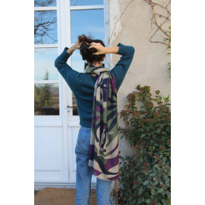Wool Scarf Fidji Kaki