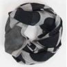 Wool Scarf Gardenia Black Noir