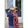 Wool Scarf Gardenia Rouge Red