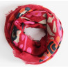 Wool Square Girandole Rouge 