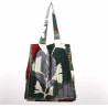 Upcycling Silk Bag Musette Biloba Kaki
