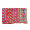 Wool Scarf Marigold Fuchsia Beige