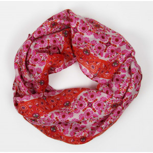 Carré Soie Gibraltar Fuchsia