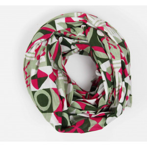 Foulard Coton Bio Bergen Kaki