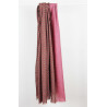 Foulard Coton Bio Pivoine Rose