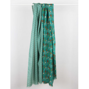 Foulard Coton Bio Kohana Turquoise
