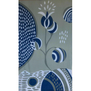 Foulard Coton Bio Onirique Kaki