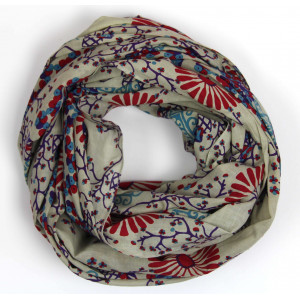 Foulard Coton Bio Ryoko Beige