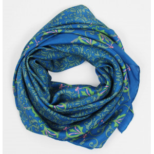 Carré Soie Sonata Marine