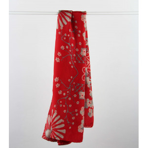Carré Soie Ayaka Rouge