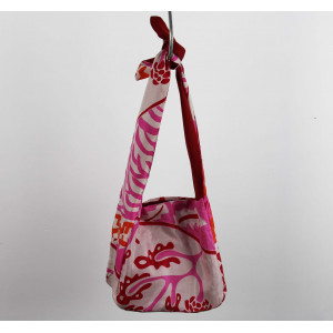 Upcycling Silk Bag Bobby Soleil Levant Rose Pink