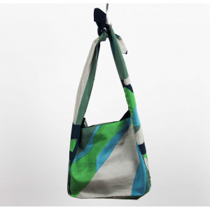 Upcycling Silk Bag Bobby Vivaro Green